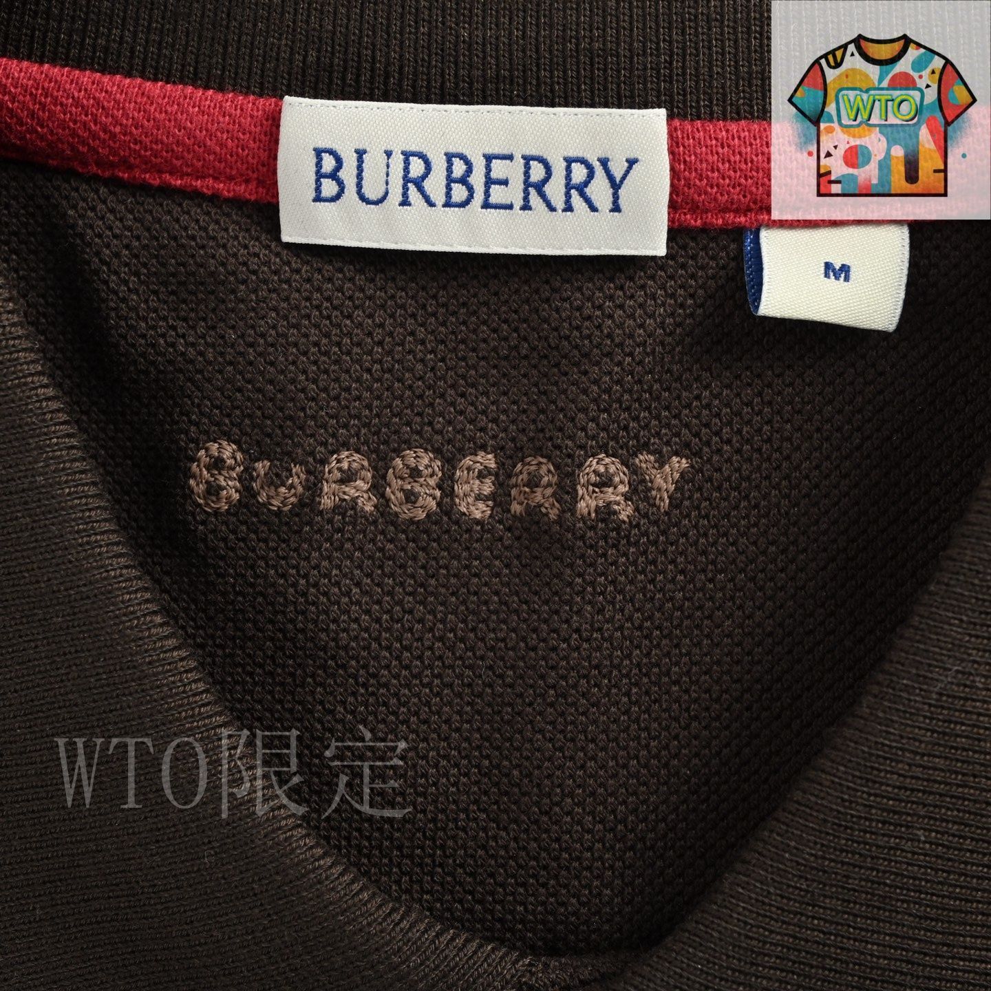 今日WTO】Burberry / バーバリー 25SS 蛇形刺繍ロゴポロ-RV52