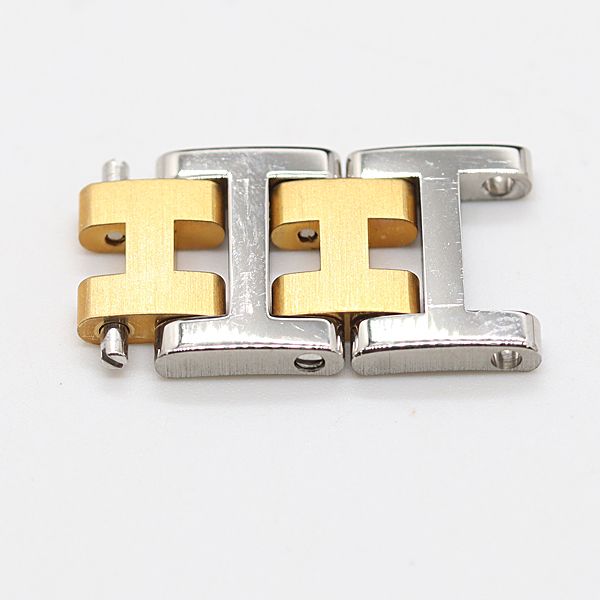 良品 エルメス クリッパー 純正コマ 2コマ シルバー/ゴールドカラー