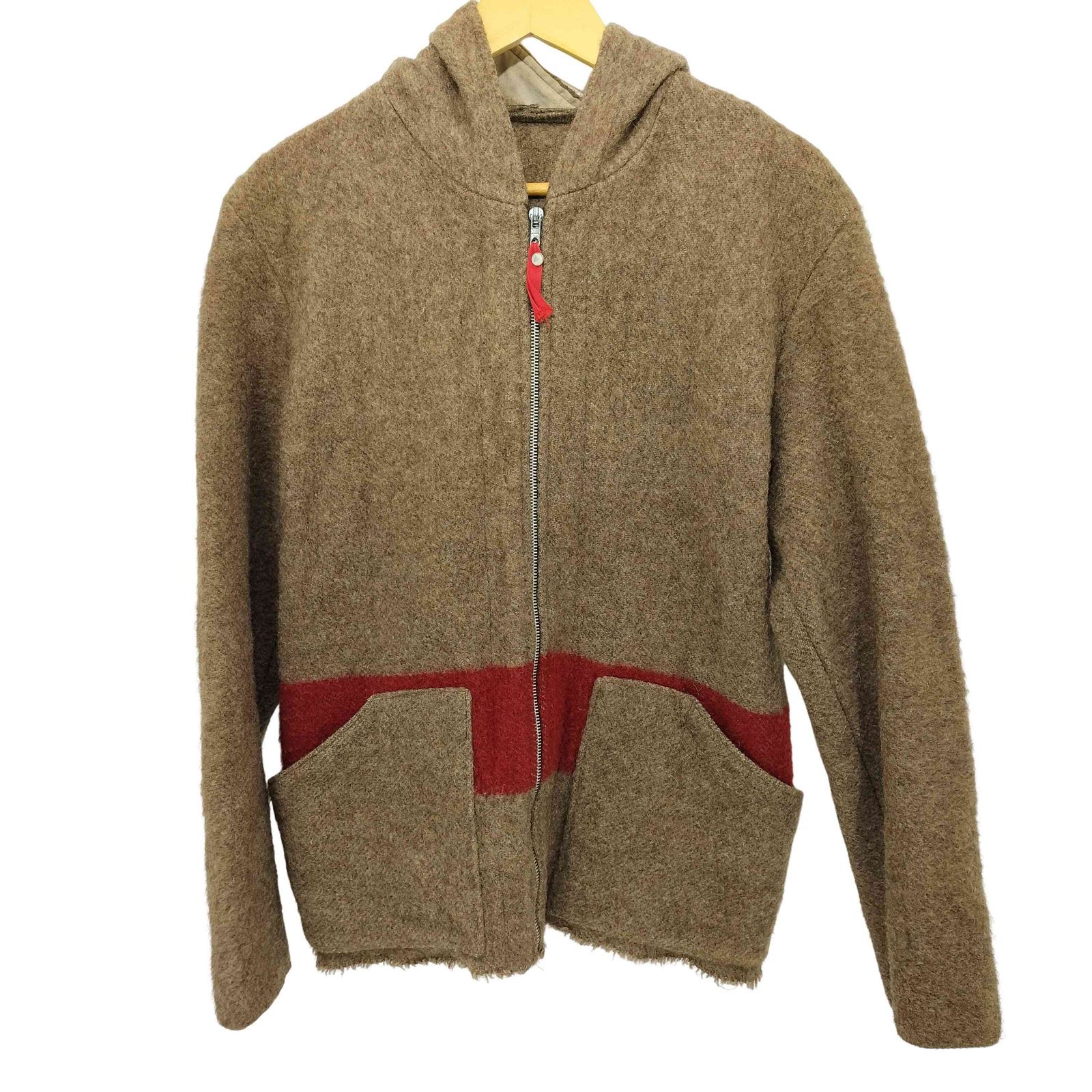 ユーズドフルギ USED古着 {{n44}} SWISS ARMY BLANKET ZIP HOODIE メンズ import：S 