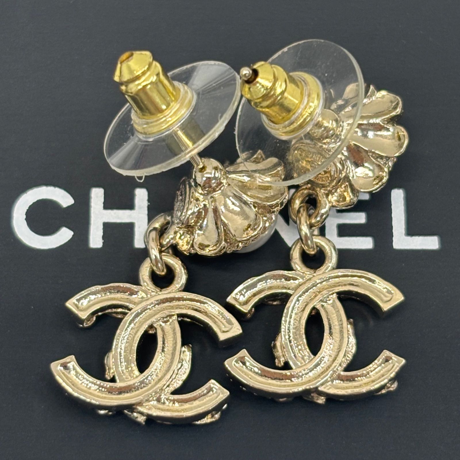 CHANEL シャネル ココマーク ロゴ ピアス パールピアス レディース 