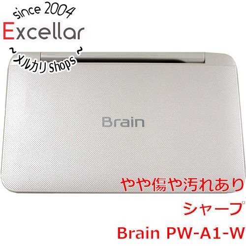 bn:3] SHARP製 カラー電子辞書 Brain 生活教養モデル PW-A1-W ホワイト