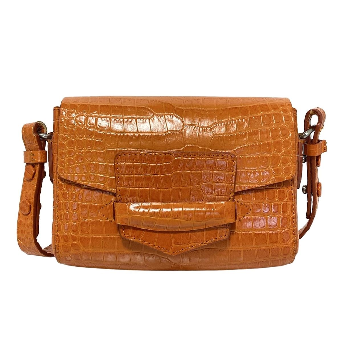 DRIES VAN NOTEN(ドリスヴァンノッテン) ショルダーバッグ - オレンジ  