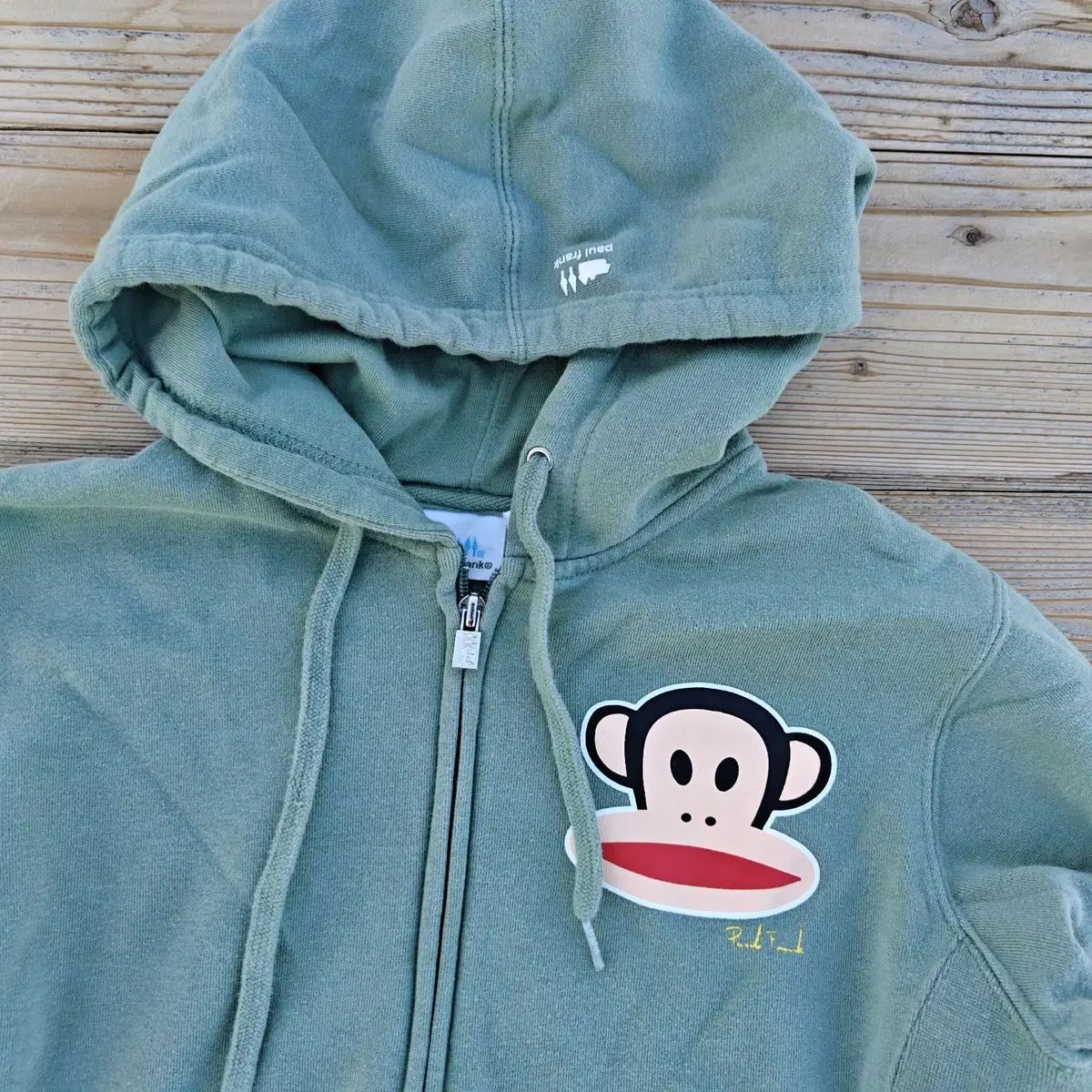 ポールフランク JULIUS TART OPTICAL ジュリアスタートオプティカル フーディー ジップアップ M