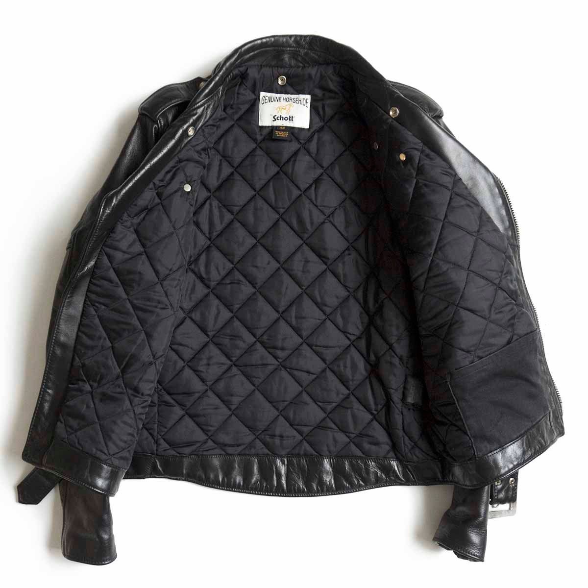 Schott【正規品】ライダースジャケット SCHOTT-70S SINGLE RIDERS JACKET-2/ショット シープレザー