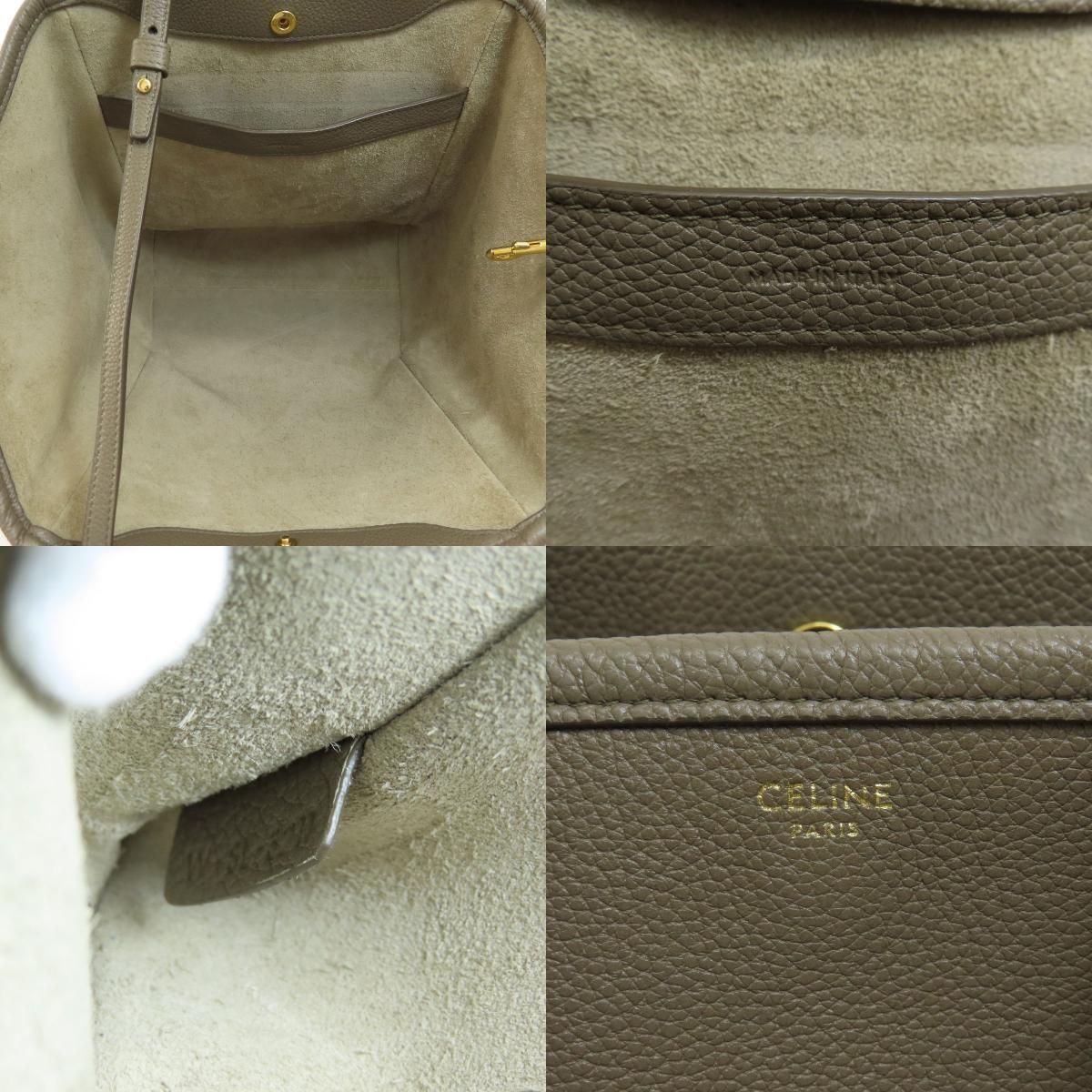 CELINE スモール フォールド カバ 2WAY トートバッグ カーフ レディース