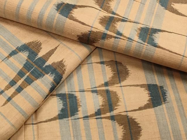 平和屋着物□上質な紬 吉祥間道 正絹 逸品 CAAS0036th 平和屋着物