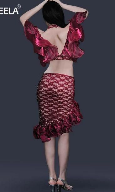 ベリーダンス 衣装ミニ オリエンタル衣装 ブラ スカート