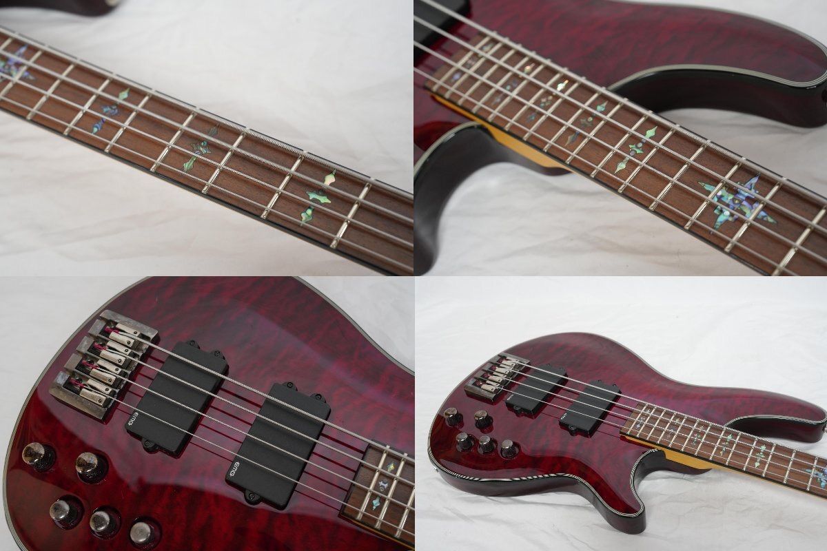 ☆Schecter☆DAMIEN ELITE-4 BCH EMGピックアップ搭載 2016年製