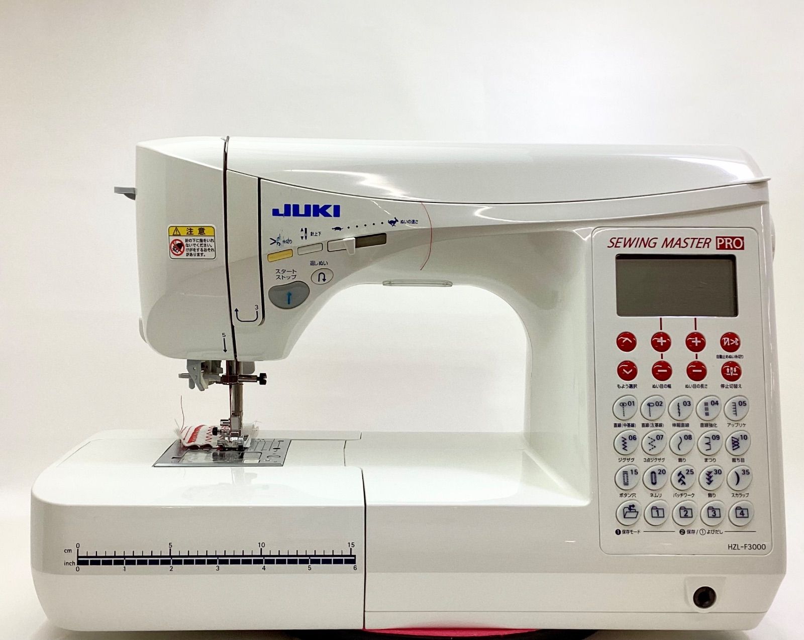 JUKI 家庭用ミシン　HZL-F3000  店内使用品　中古　817