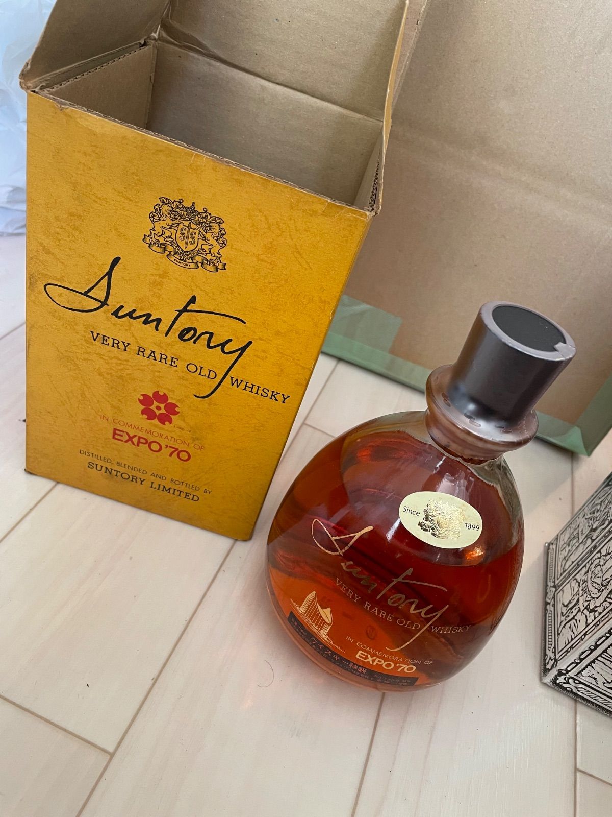 未開封●大阪万博記念SUNTORY EXPO’70サントリーオールド限定ボトル 未開封○大阪万博記念SUNTORY EXPO'70サントリーオールド限定ボトル