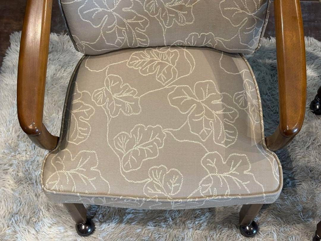 ②カリモク karimoku アームチェア アンティーク ヴィンテージ 希少