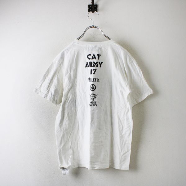 MILKBOY ミルクボーイ ARMY OF CATS Tシャツ S/ホワイト トップス