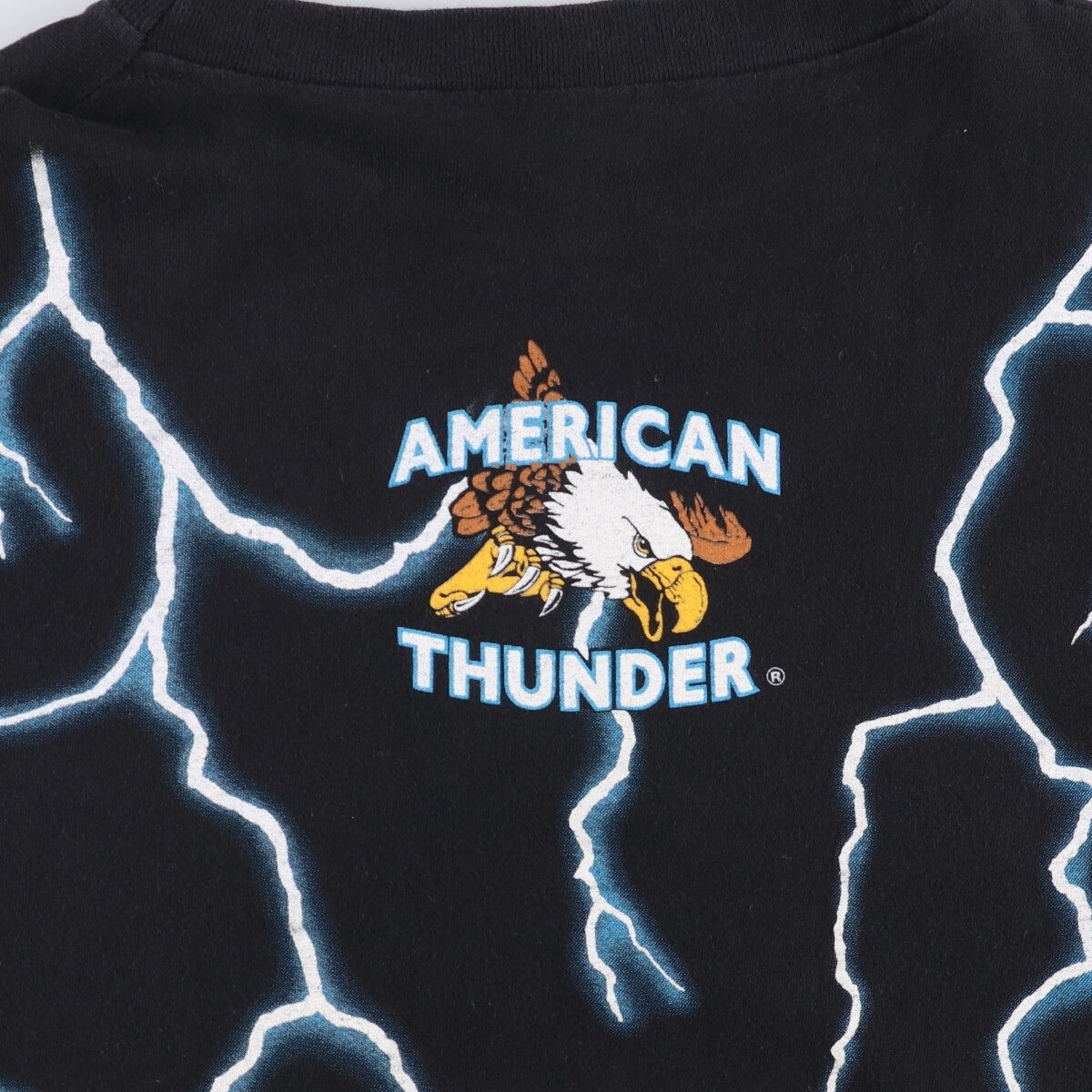 古着 90年代 AMERICAN THUNDER アメリカンサンダー オオカミ柄 鷲柄