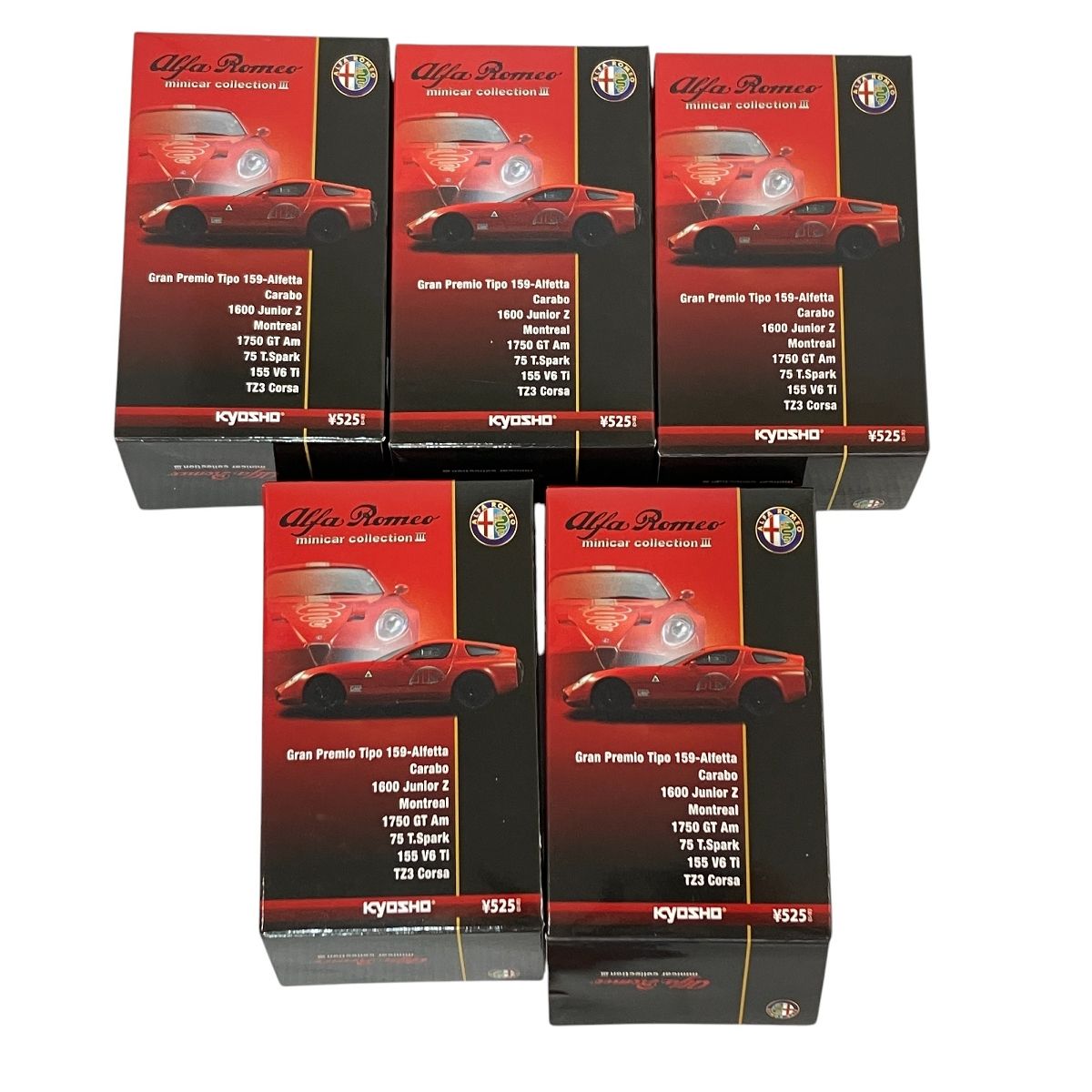 京商 1/64 アルファロメオ 1・2・3【155 V6 Ti   5台セット】 楽天市場】＜中古品＞京商 1/64 アルファロメオ 155 V6 Ti