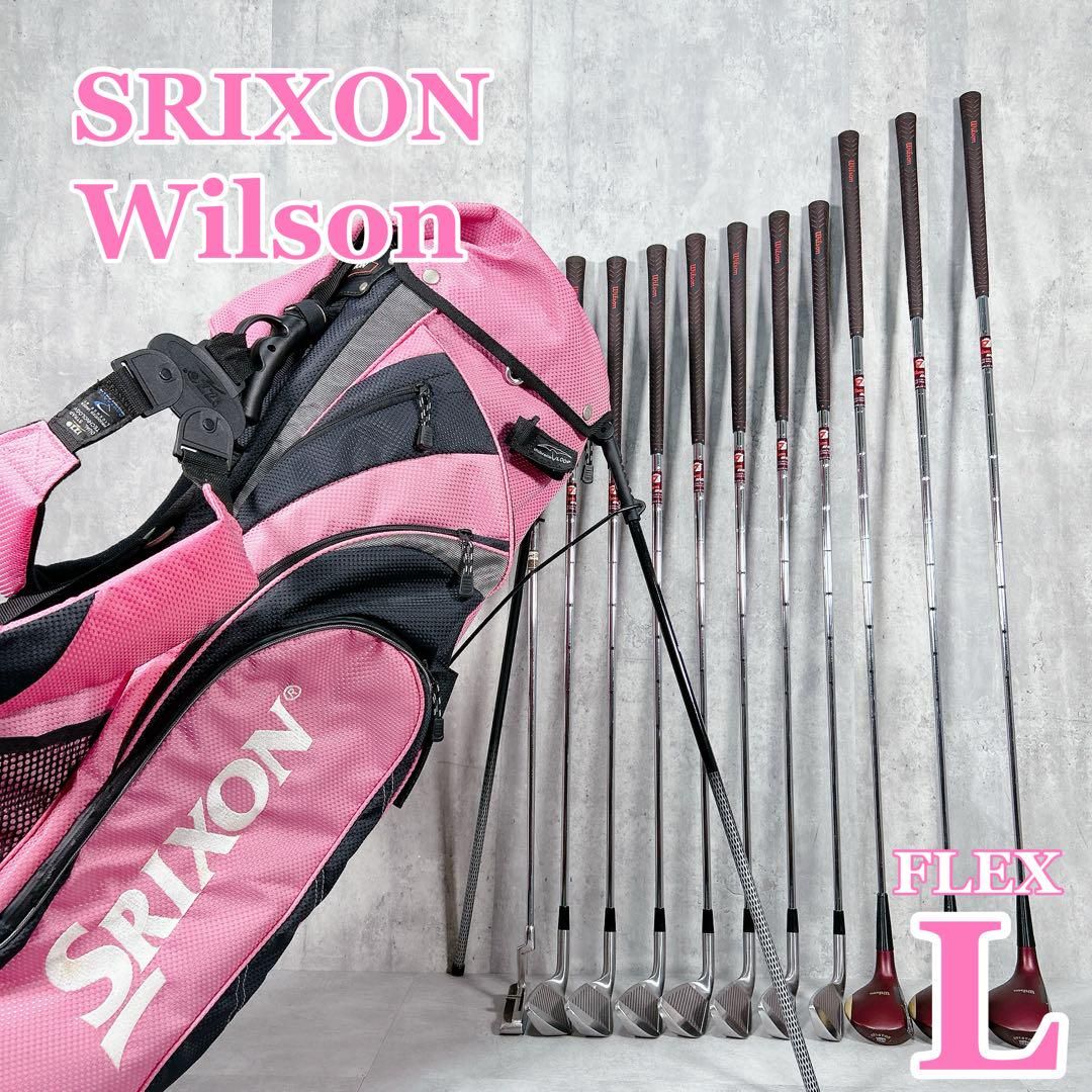X477 SRIXON スリクソン 他 レディース ゴルフ セット ピンク X477 SRIXON スリクソン 他 レディース ゴルフ セット ピンク