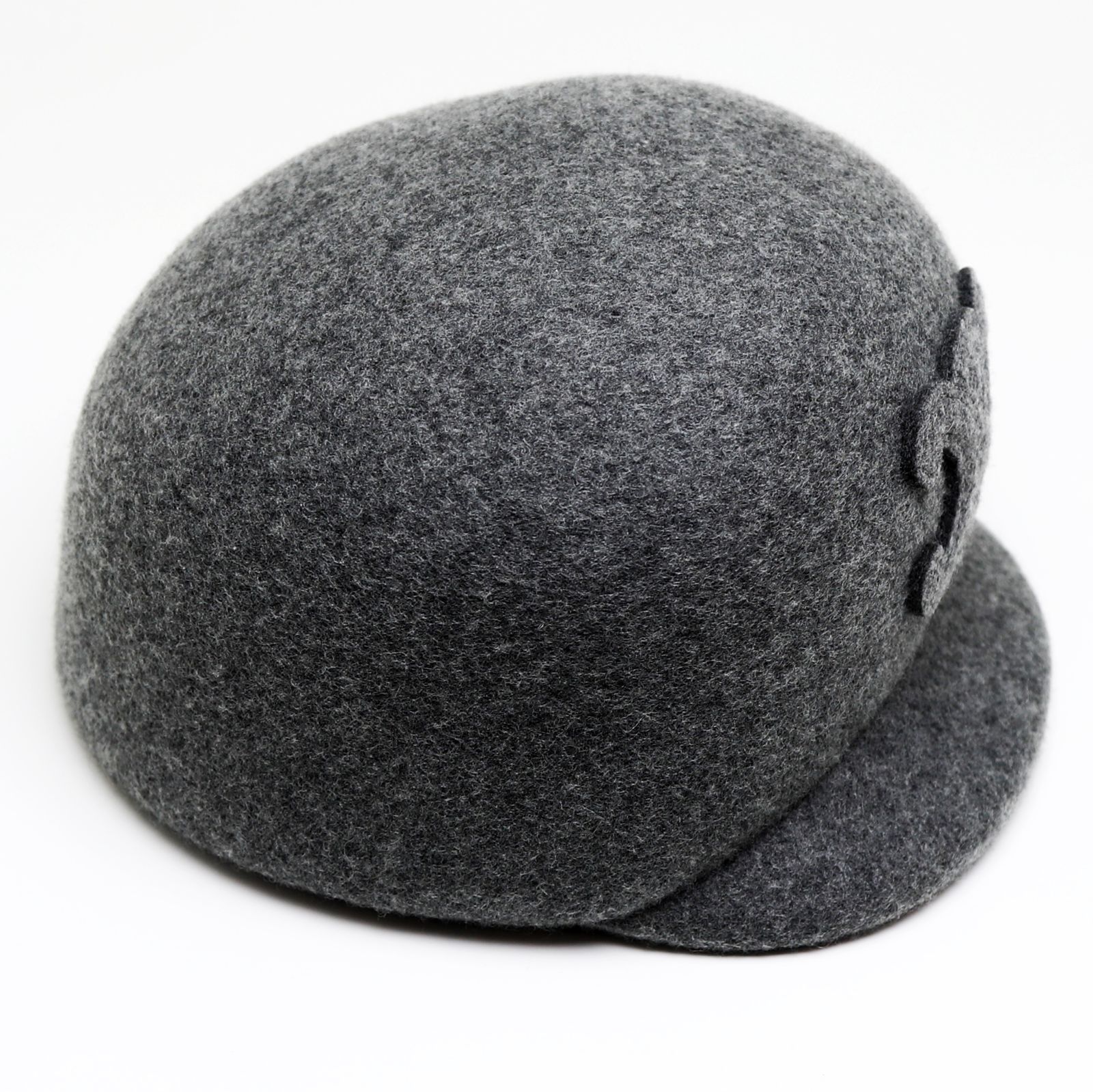 セリーヌ トリオンフ キャップ ライトグレー ウール フェルト サイズ56 WWW_OLIVIERBERNSTEIN_COM