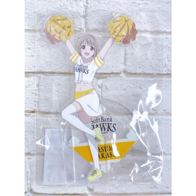 ラブライブ！虹ヶ咲学園スクールアイドル同好会 福岡ソフトバンクホークス コラボ アクリルスタンド 中須かすみ