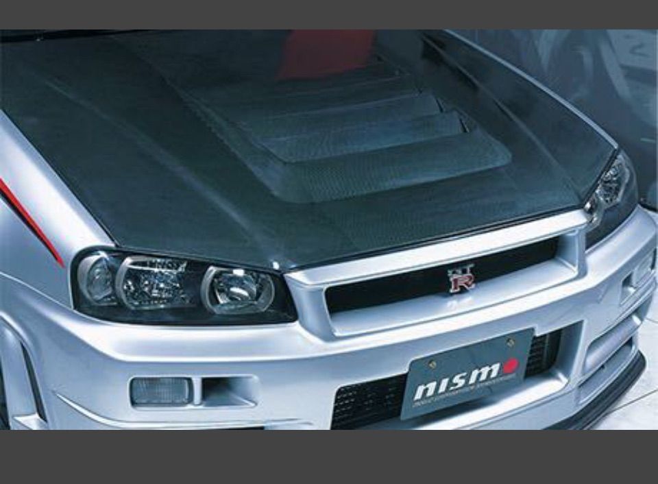 ラスト1枚 Nismo ドライカーボンファイバー フード BNR34 新品 R