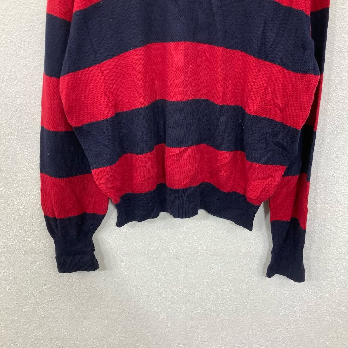 POLO RALPH LAUREN コットンニット セーター L ネイビー ポロラルフ 