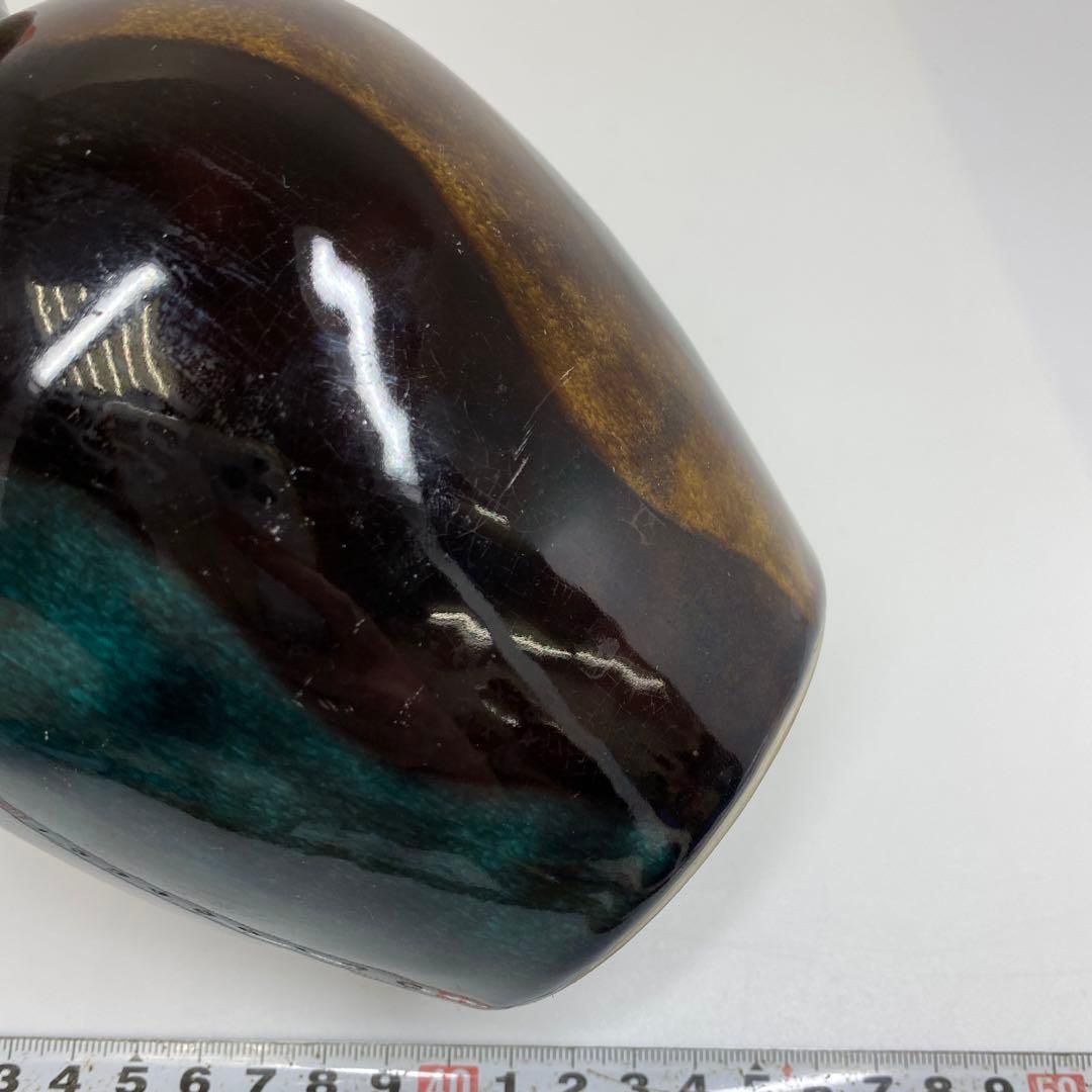 初代 九谷八十吉 花瓶 高さ約24.3㎝ トヒチサ 東さ6-1201② - メルカリ