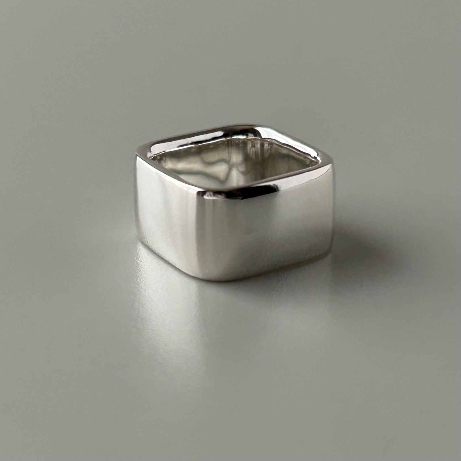 ジョージジェンセン リング 186 スクエア シルバー925 ヴィンテージ
