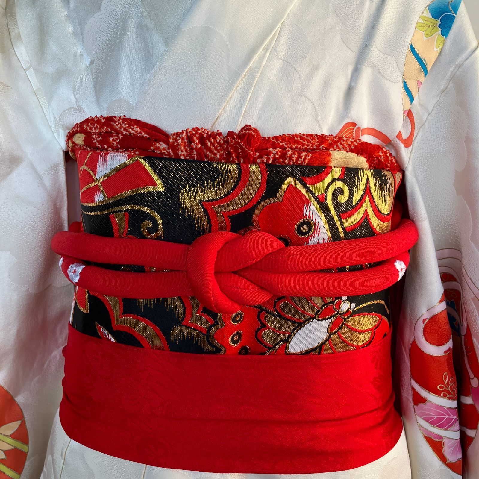 長襦袢 作り帯セット