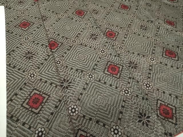 平和屋着物●本場大島紬　龍郷絣　本場大島紬　花菱文　正絹　逸品　未使用　DAAQ3403ps 平和屋着物○本場大島紬 龍郷絣 花菱文 正絹 逸品 DAAQ3411ps - メルカリ