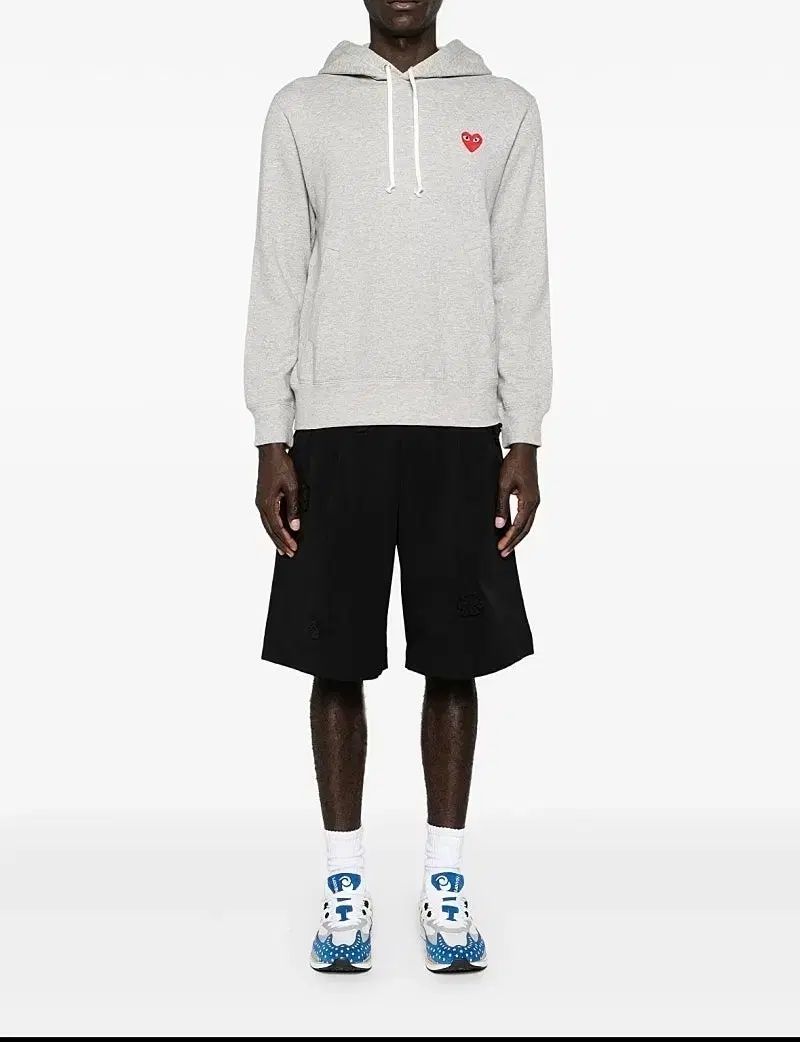 フーディー ブラックグレー