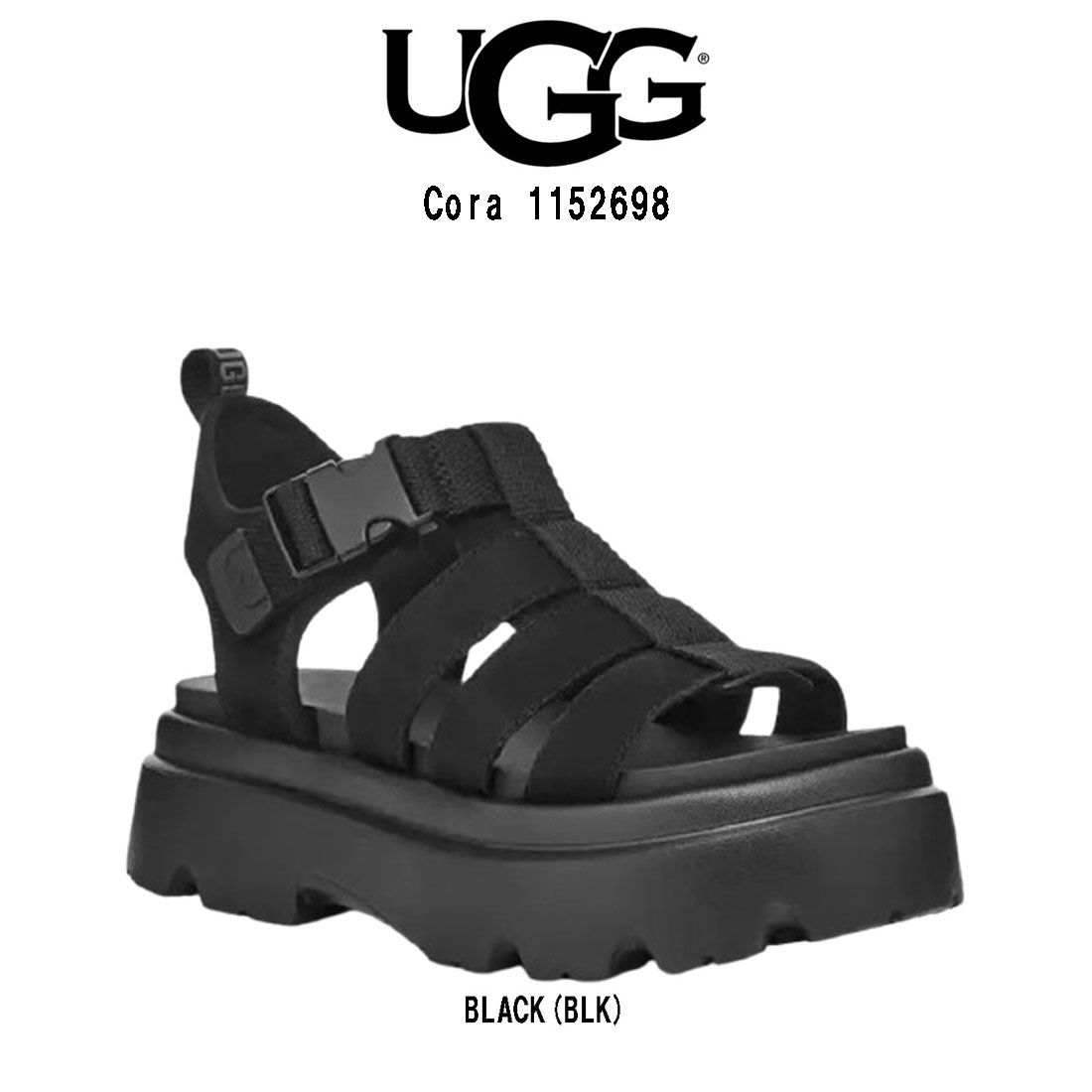 (SALE)UGG(アグ)サンダル ストラップ 厚底 軽量 シューズ レジャー レディース Cora 1152698