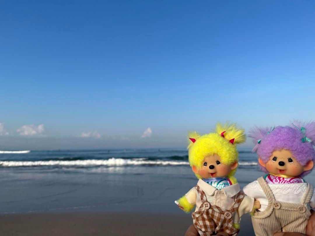 スウィートロリポップ モンチッチ キーチェーン イエロー パープル sr