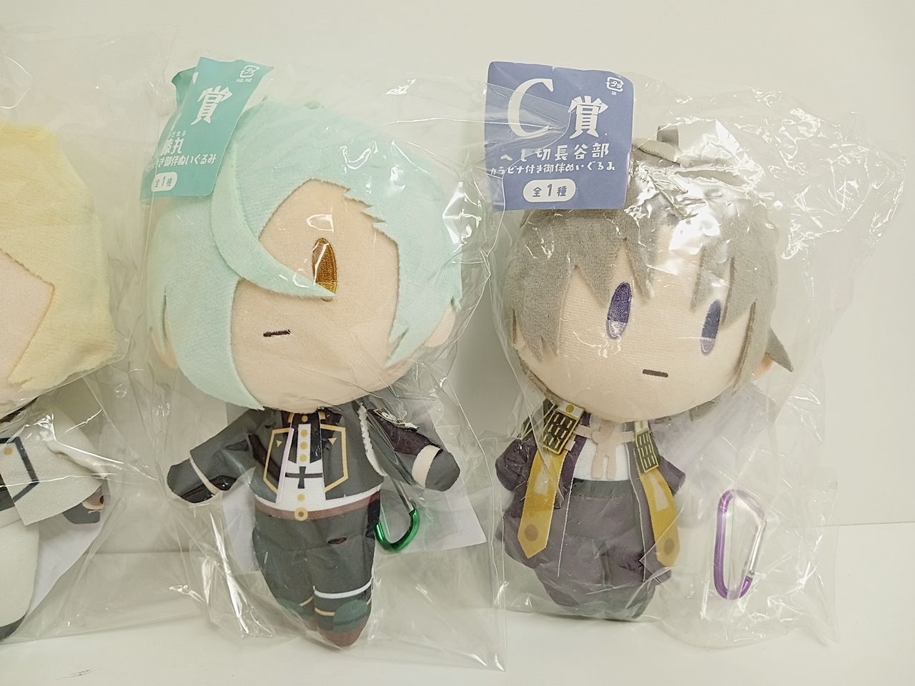 みんなのくじ 刀剣乱舞 御伴散歩 B賞 山姥切 カラビナ付き 御伴ぬいぐるみ