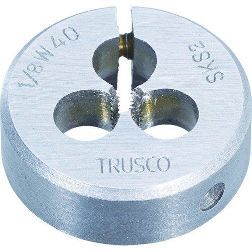 1/2W12_ウィット 38径 TRUSCO(トラスコ) 丸ダイス SKS ウィット 38径 1/2W12 T38D12W12