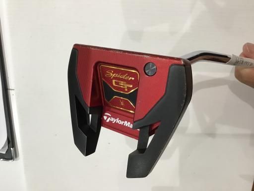 テーラーメイド Spider GT RED シングルベンド 34インチ パター PT スチール フレックスその他 メンズ 男性用 右利き 右用 Cランク ゴルフクラブ