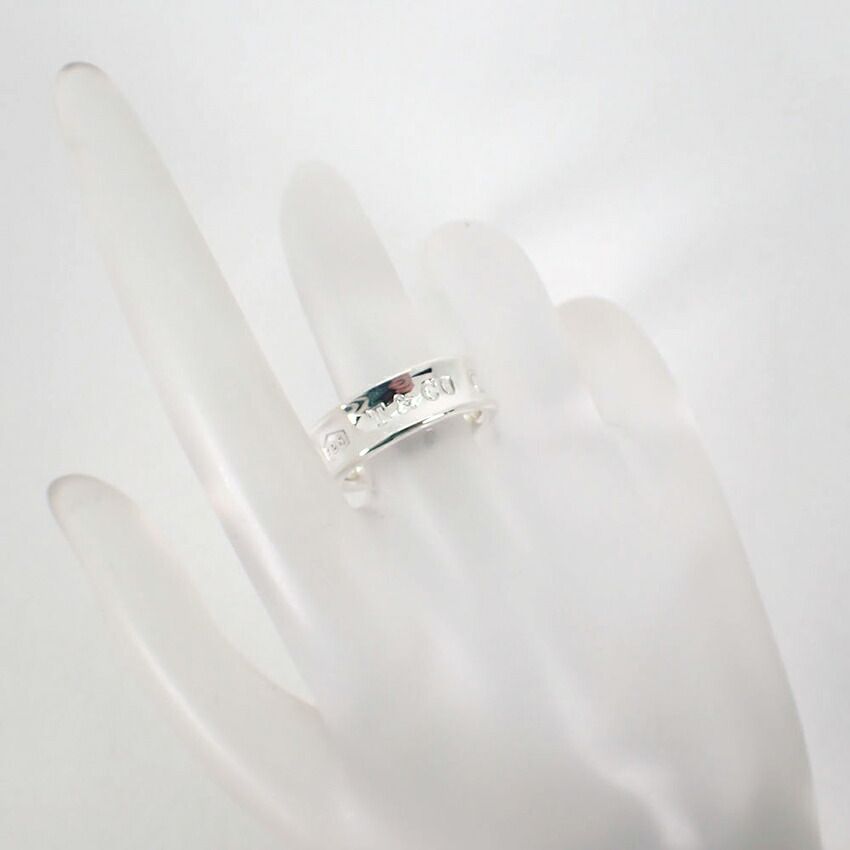 美品 ティファニー 1837 リング　14号 ⑤【TIFFANY&Co 】ティファニー 1837 リング シルバー925 14号