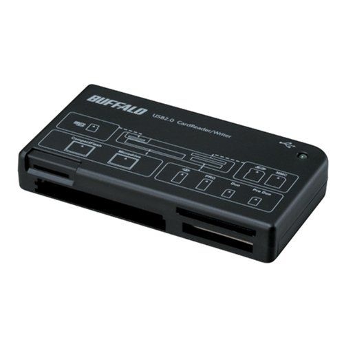 iBUFFALO カードリーダー/ライター43+7 メディア対応 ブラック BSCRA26U2BK [ブラック]