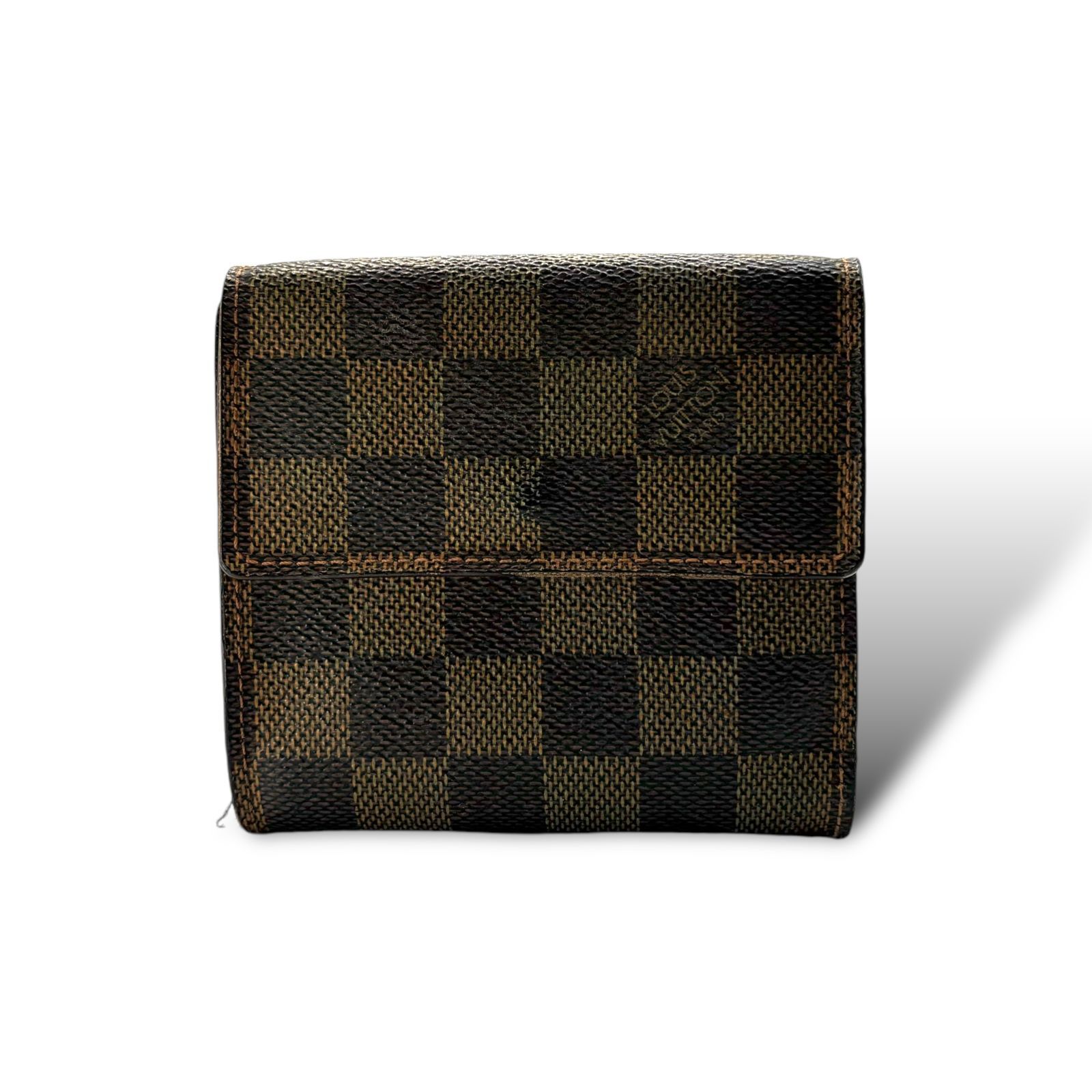Louis Vuitton ブラウンレザー 折り財布（ルイ・ヴィトン LOUIS 