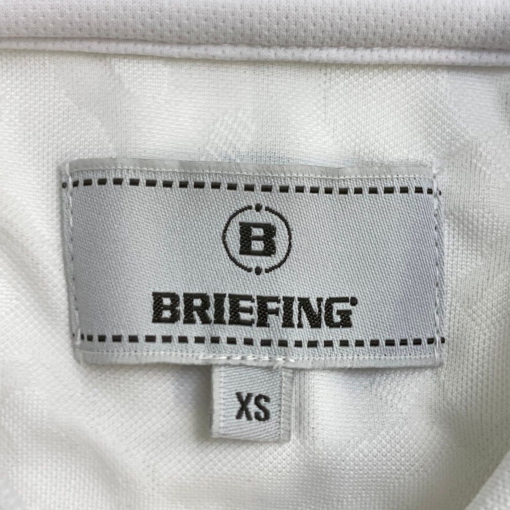 ブリーフィング半袖サイズxs BRIEFING GOLF ブリーフィング バイカラー ハイネック半袖シャツ