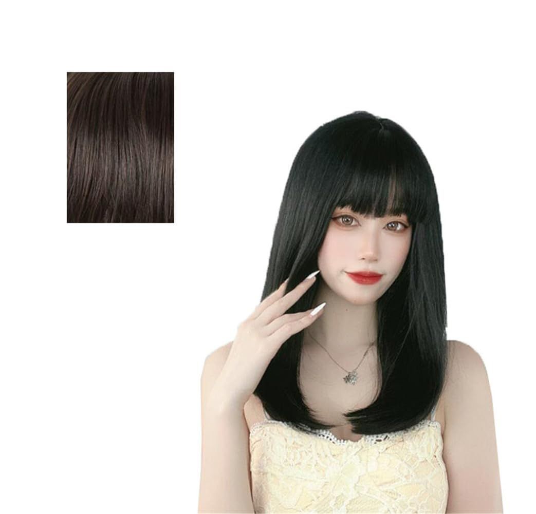 かつら wig フルウィッグ レディース ミディアム 内巻きカール