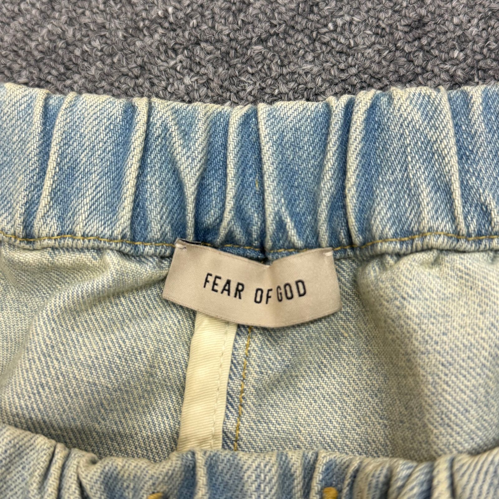 定価85800円 Fear of God Denim Striped Relaxed Short デニム 