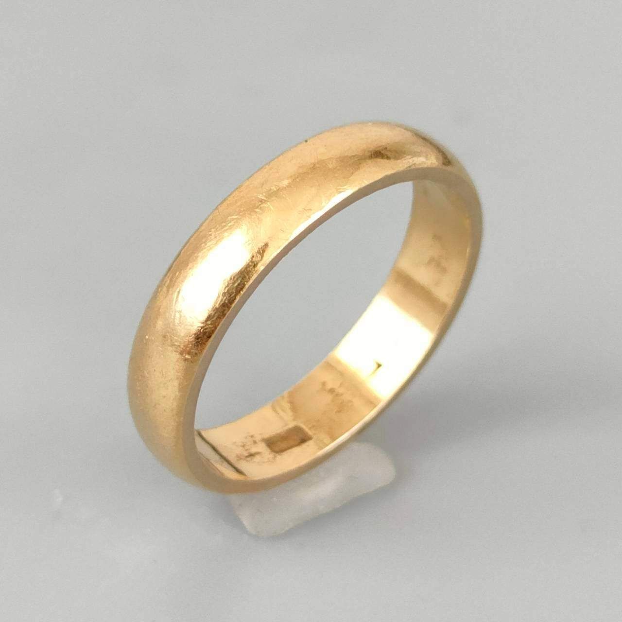 ヴィンテージリング　k20 甲丸 ヴィンテージリング k20 甲丸 K20 20金 リング 甲丸 サイズ＃14 結婚