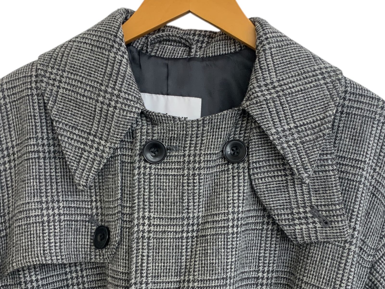 Barbour (バブアー) グレンチェック トレンチコート ツイード