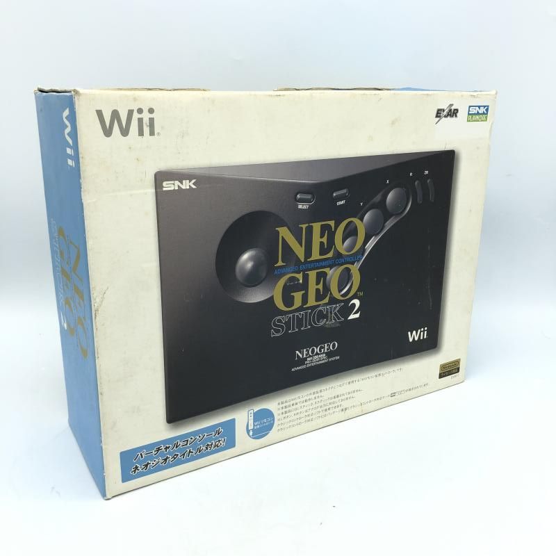 【中古】ｹﾞｰﾑOP）Wii/エクサー/NEOGEO STICK 2/箱傷み[6]