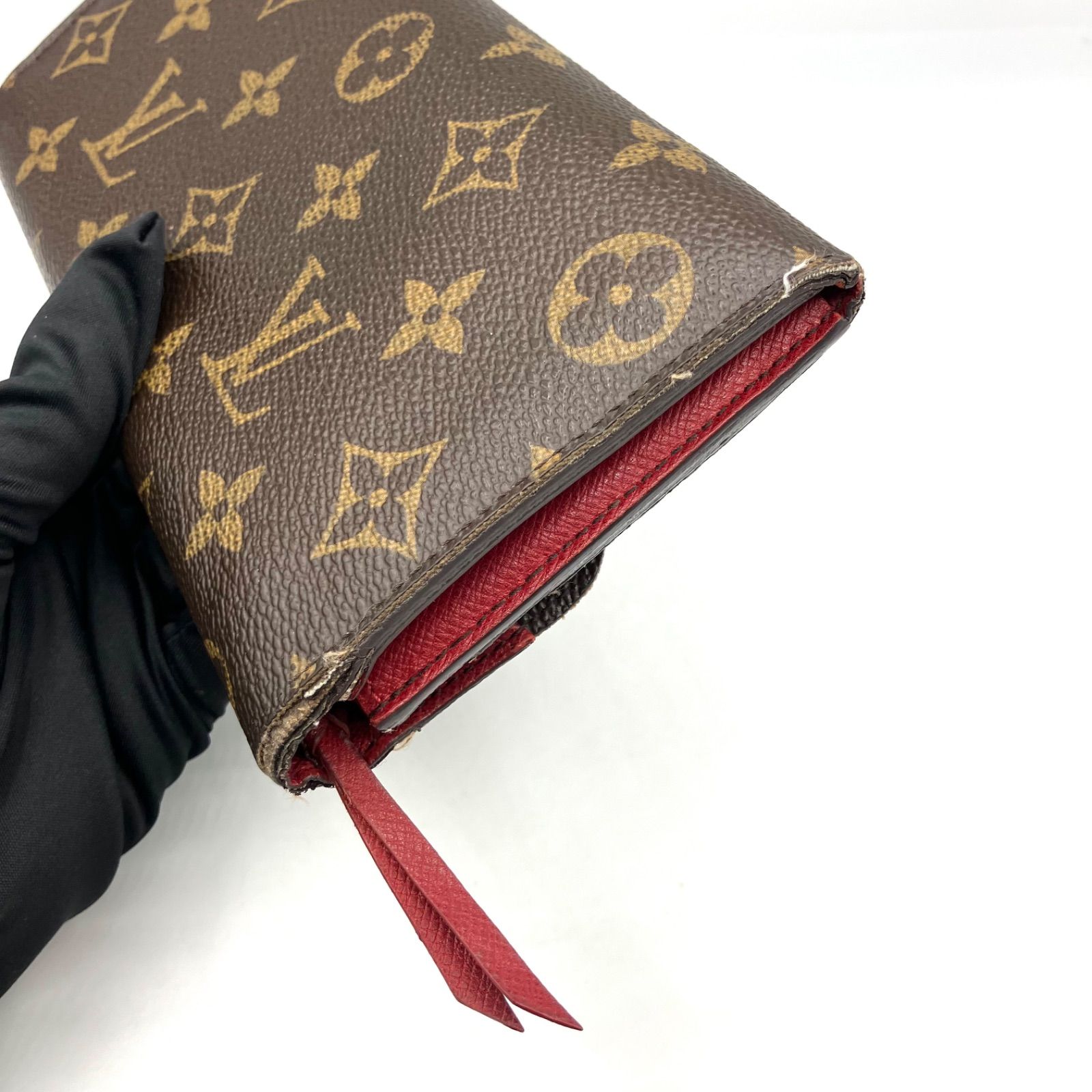 ルイヴィトン モノグラム ポルトフォイユ エミリー ルージュ 長財布 A169 LOUIS VUITTON ルイヴィトン 長財布 モノグラム ポルトフォイユ