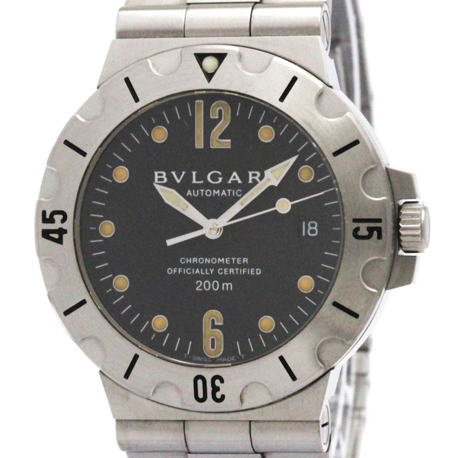 ブルガリ (BVLGARI) ディアゴノ スクーバ ステンレススチール