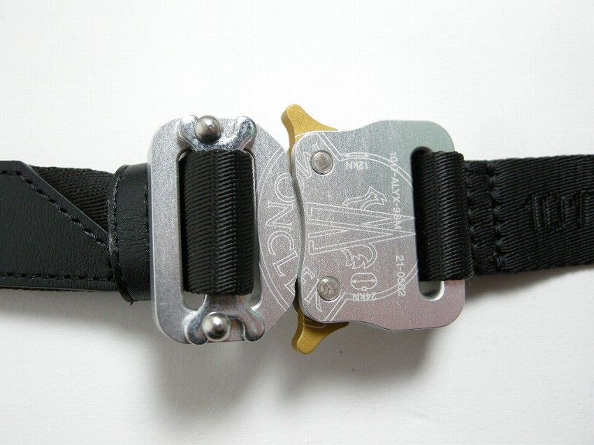 □新品□モンクレール GENIUS ALYX BELT バックルベルト ブラック