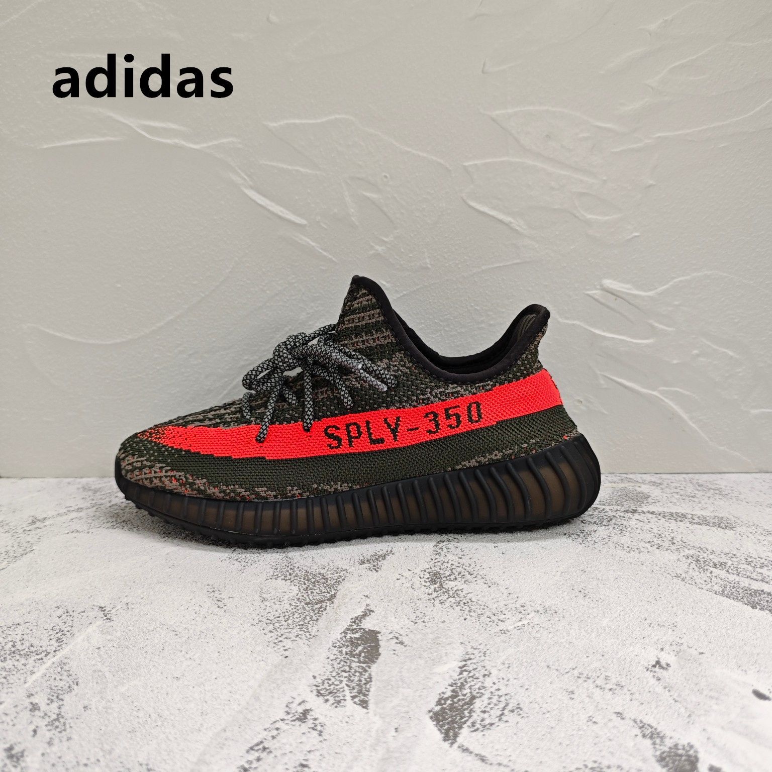 新品 未使用 Adidas Yeezy Boost 350 V2 Core Black Red 男女兼用 ...