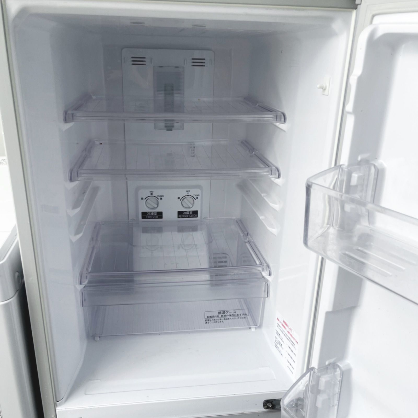 取付無料！新生活応援！三菱低温ケース搭載シルバー冷蔵庫・東芝ホワイト洗濯機！ 取付無料！新生活応援！三菱低温ケース搭載シルバー冷蔵庫・東芝