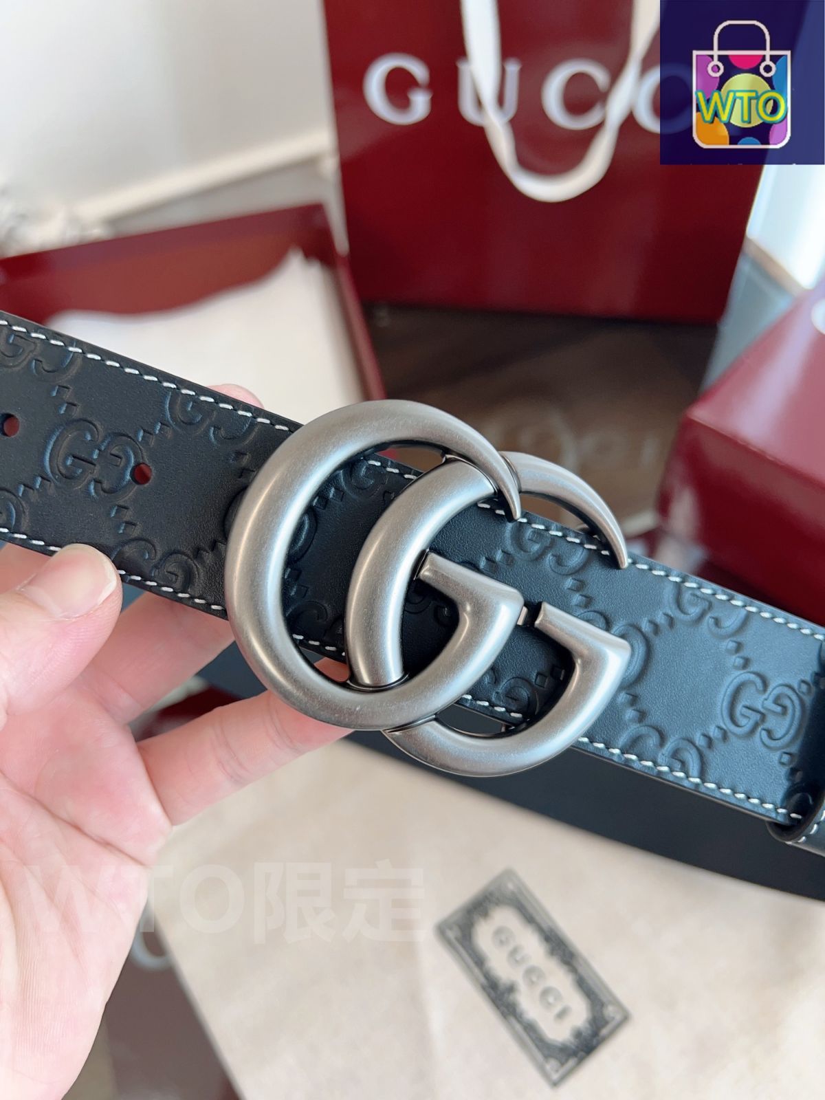 今日特価】GUCCI グッチ PVC ベルト - メルカリ