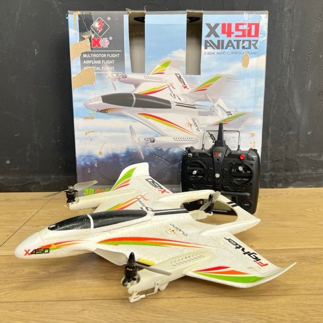 RC ラジコン飛行機 送信機セット 【中古】 X450 AVIATOR XK 2.4GHz エアプレーン 3D/6G X8 プロポ / 65754 -  メルカリ