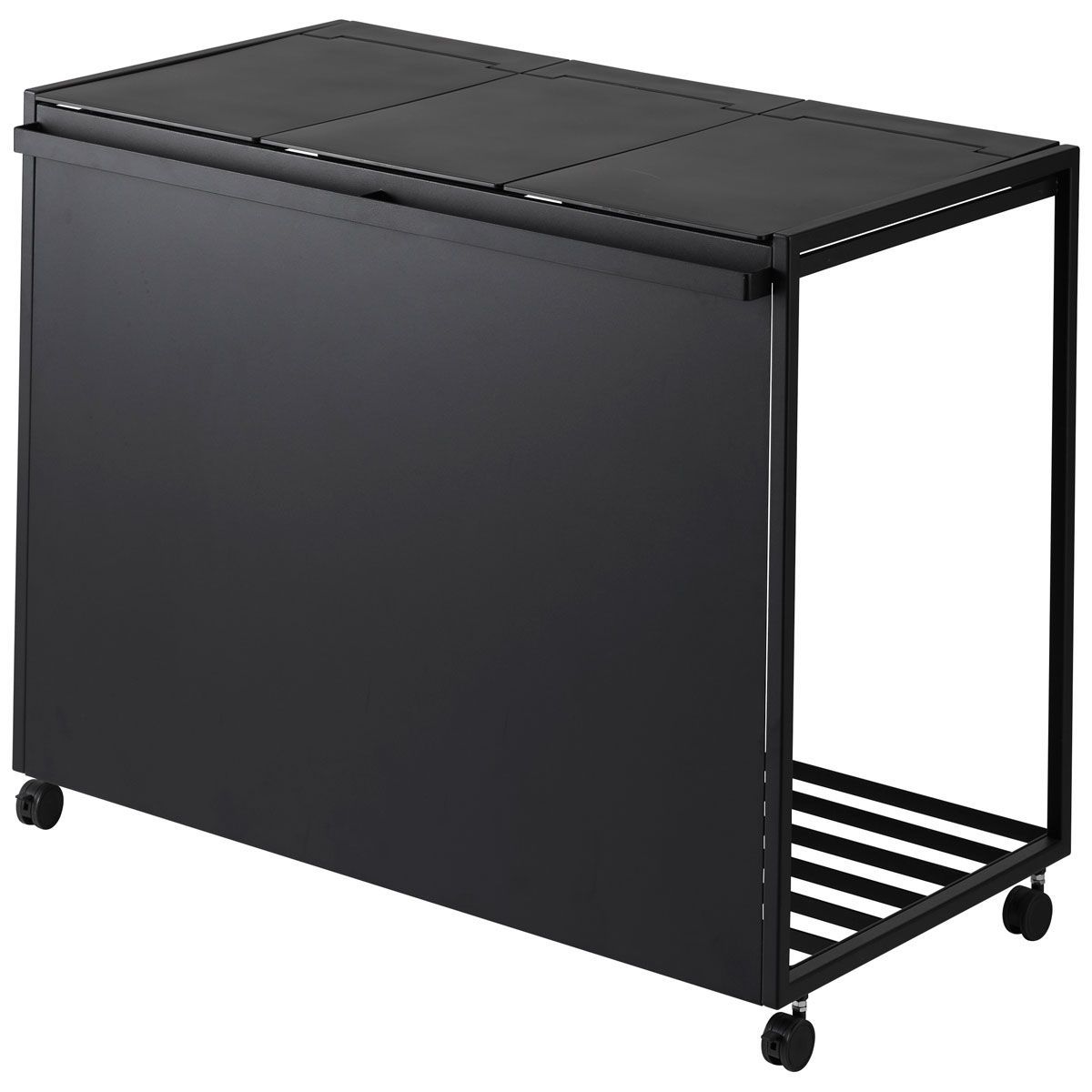 【新品未使用】山崎実業 tower 分別ダストワゴン 20-45号対応 3分別 楽天市場】ブラックフライデー 【 山崎実業 蓋付き目隠し分別ダスト